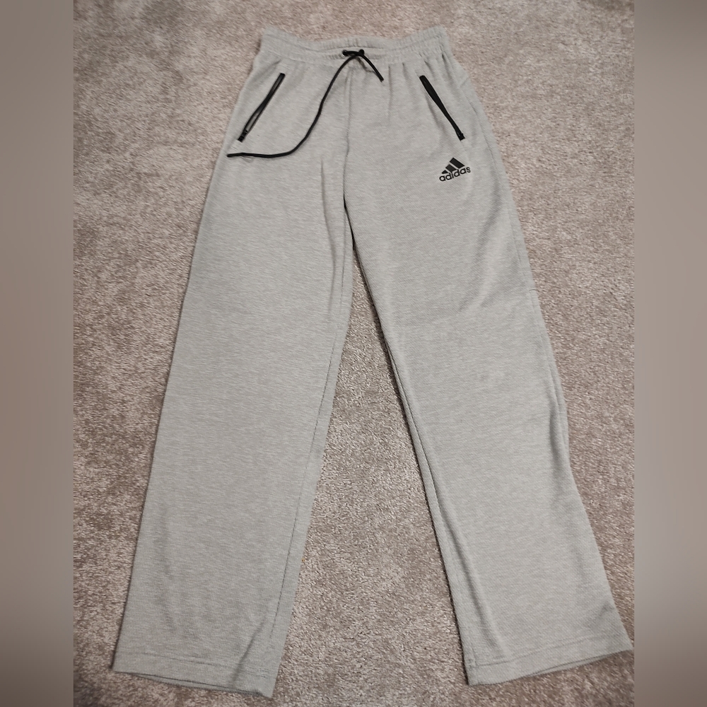 Adidas men's sz Small grey athletic pants